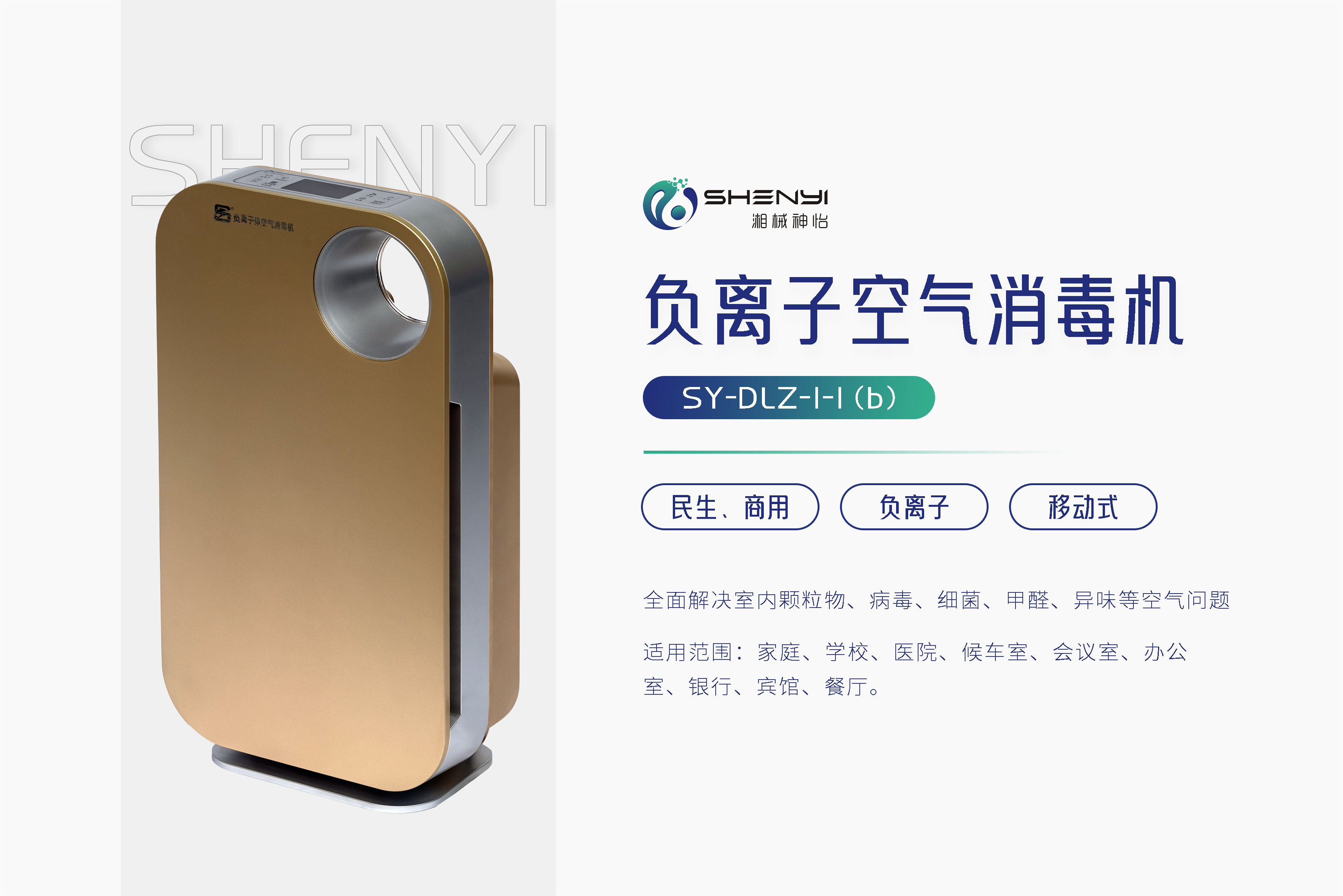 负离子空气消毒机SY-DLZ-I-I (b)